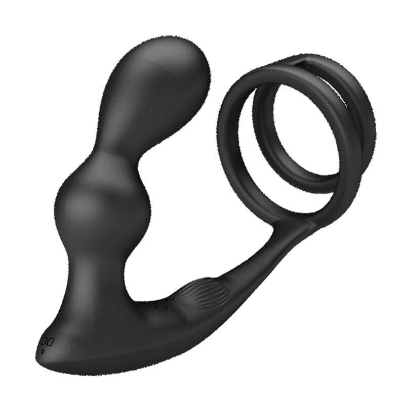 PRETTY LOVE - MARSHALL PENIS RING + VIBRATING ANAL PLUG &amp; REMOTE CONTROL
