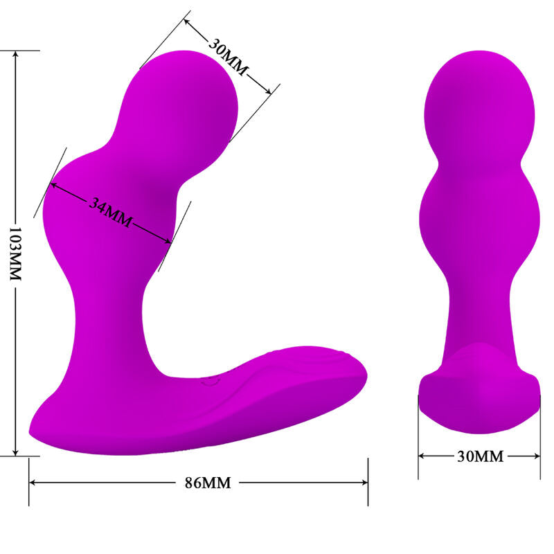 Comprar Pretty Love Terrance – Masajeador Vibrador Ergonómico Con Control Remoto-Noxtic