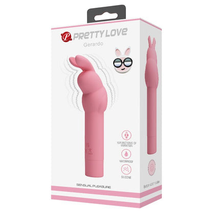 Comprar PRETTY LOVE Gerardo Vibrador Rosa – Silicona Médica Con 10 Modos De Vibración-Noxtic
