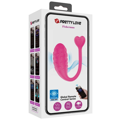 Comprar Pretty Love Huevo Vibrador Fisherman Rosa – Diseño Discreto Con Control Desde App-Noxtic