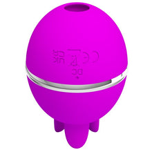 PRETTY LOVE - GEMINI BALL ROUND PURPLE SILICONE VIBRATOR