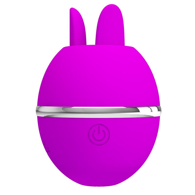 PRETTY LOVE - GEMINI BALL ROUND PURPLE SILICONE VIBRATOR