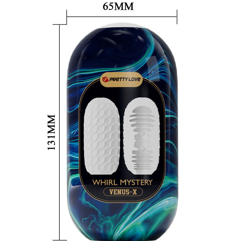 PRETTY LOVE Whirl Mystery Venus Masturbator Egg – Design ergonomico con texture stimolanti