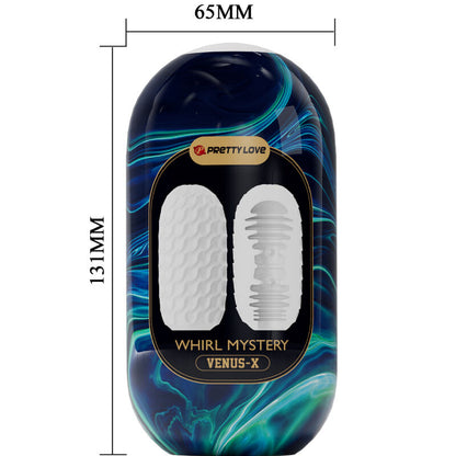 PRETTY LOVE Whirl Mystery Venus Masturbator Egg – Design ergonomico con texture stimolanti