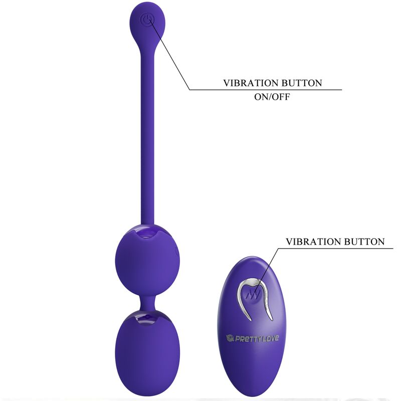 Comprar Pretty Love Willie Youth Bolas Violeta – Control Remoto Con Vibración Para Estimulación Intima-Noxtic