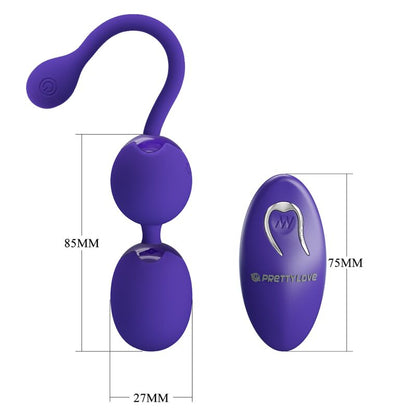 Comprar Pretty Love Willie Youth Bolas Violeta – Control Remoto Con Vibración Para Estimulación Intima-Noxtic