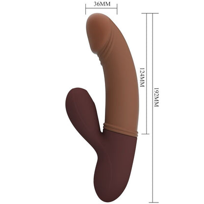 PRETTY LOVE Kane Vibrador Punto G Y Succionador – Estimulador Innovador Con Diseño Ergonómico Para Placer Único