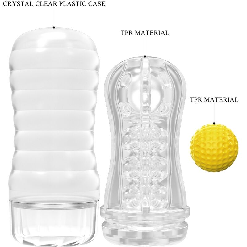 Manicotto per masturbatore stellare PRETTY LOVE – Design ergonomico per un'esperienza unica