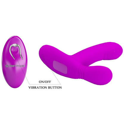 Comprar Pretty Love Geri Masajeador Clitoris Con Control Remoto Rosa – Diseño Curvado Para Placer Personalizado-Noxtic