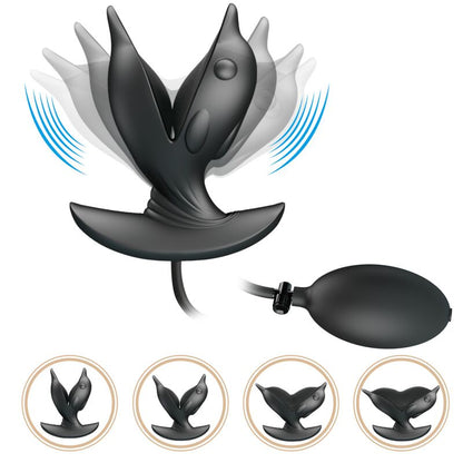 PRETTY LOVE Plug Anal Delfín Inflable – Juguete Erótico Recargable Para Placer Confiable