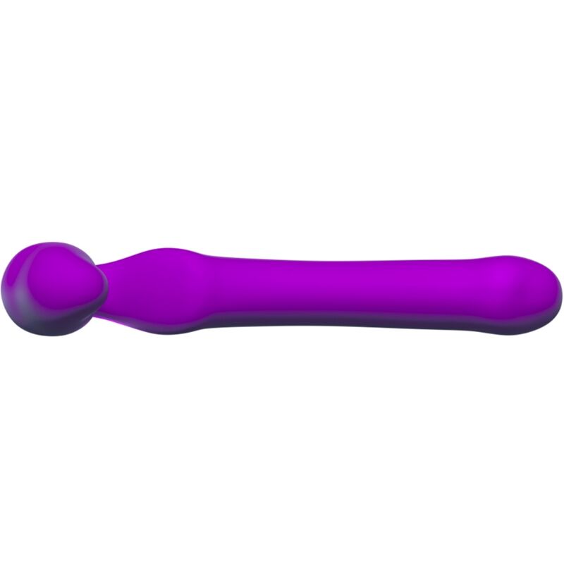 Adrien Lastic Queens Strap-On Flexible Violeta Talla M – Juguete Erótico De Silicona Médica Con Diseño Sin Correas