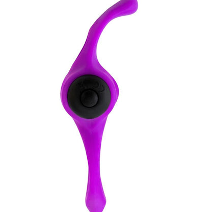ADRIEN LASTIC Lingus Max Anillo Vibrador Violeta – Estimulación Compartida Para Parejas Con Diseño Innovador