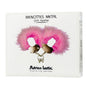 ADRIEN LASTIC - PINK FEATHERS METAL HANDCUFFS