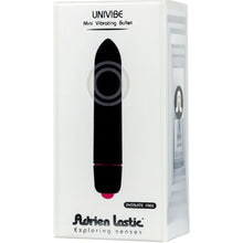 ADRIEN LASTIC Univibe Mini Bullet Vibrator Nero – Design elegante e discreto per il piacere intimo