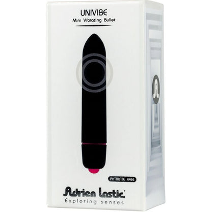 ADRIEN LASTIC Univibe Mini Bullet Vibrator Nero – Design elegante e discreto per il piacere intimo