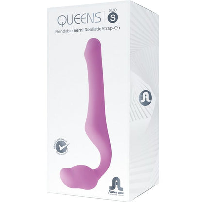 ADRIEN LASTIC Queens Flexible Strap-On Rosa Taglia S – Design ergonomico per comfort e libertà sensuale