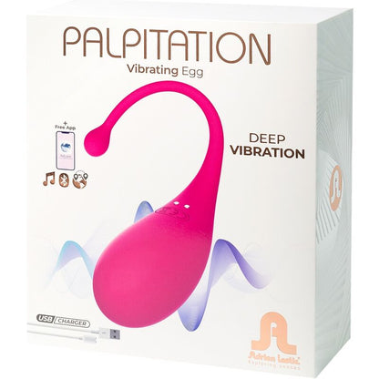 Adrien Lastic Palpitation Uovo Vibrante Verde – Telecomando con App per un'Esperienza Personalizzata