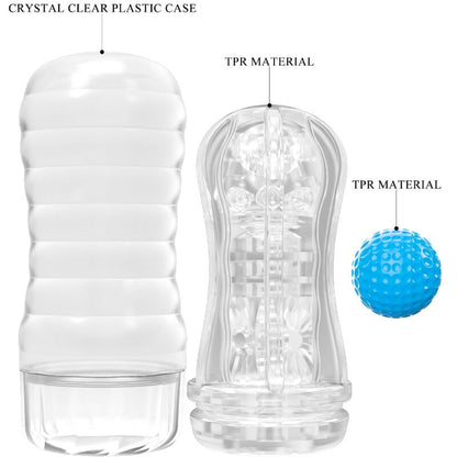 Masturbatore PRETTY LOVE Planet Blue – Design ergonomico per un'esperienza unica