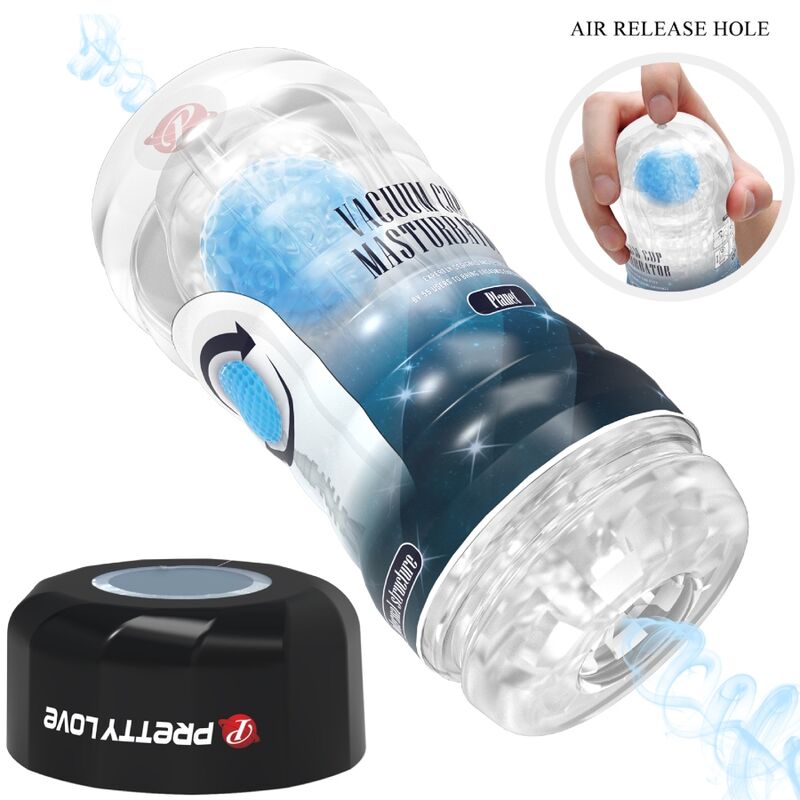 Masturbatore PRETTY LOVE Planet Blue – Design ergonomico per un'esperienza unica