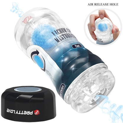 Masturbatore PRETTY LOVE Planet Blue – Design ergonomico per un'esperienza unica