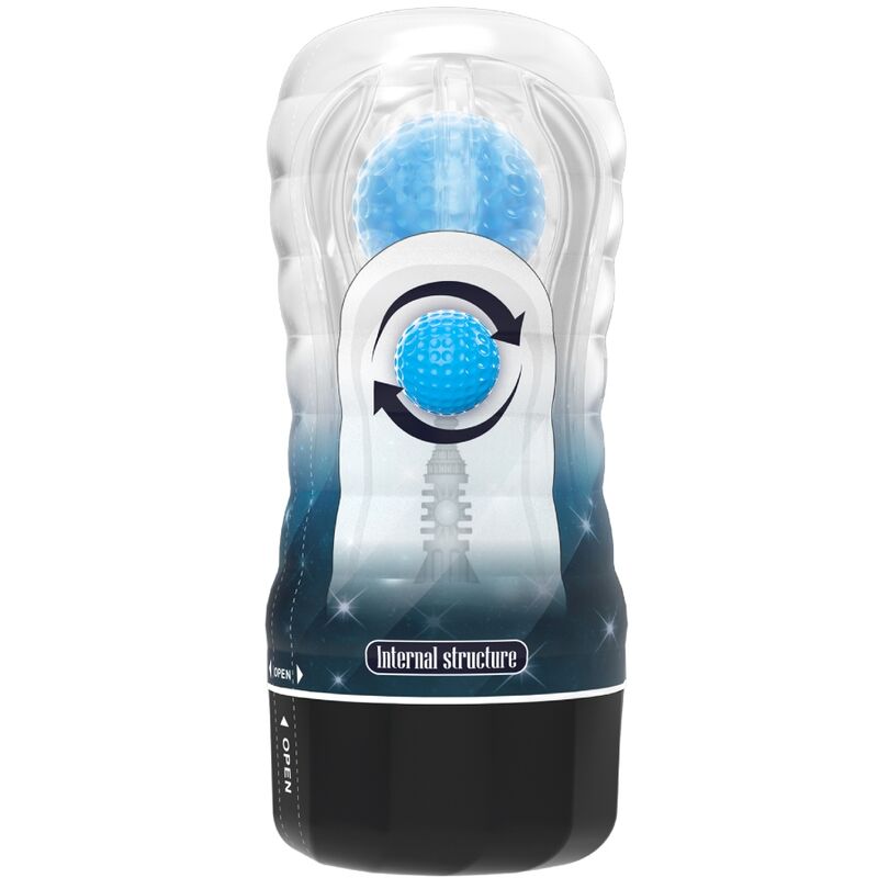 Masturbatore PRETTY LOVE Planet Blue – Design ergonomico per un'esperienza unica