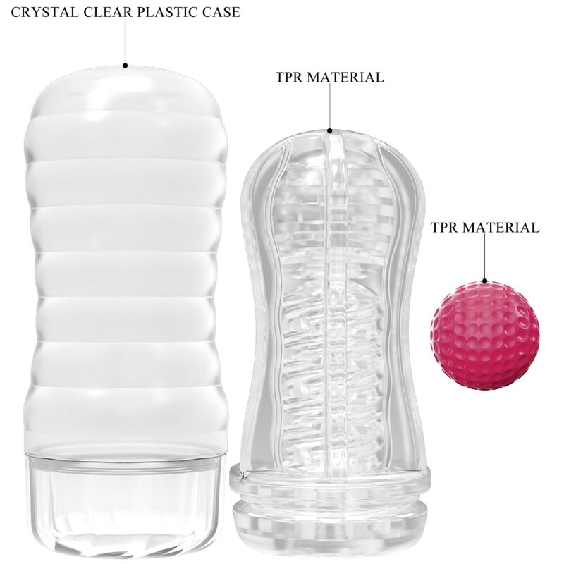 Masturbatore rosa Pretty Love - Design innovativo per il piacere sensoriale