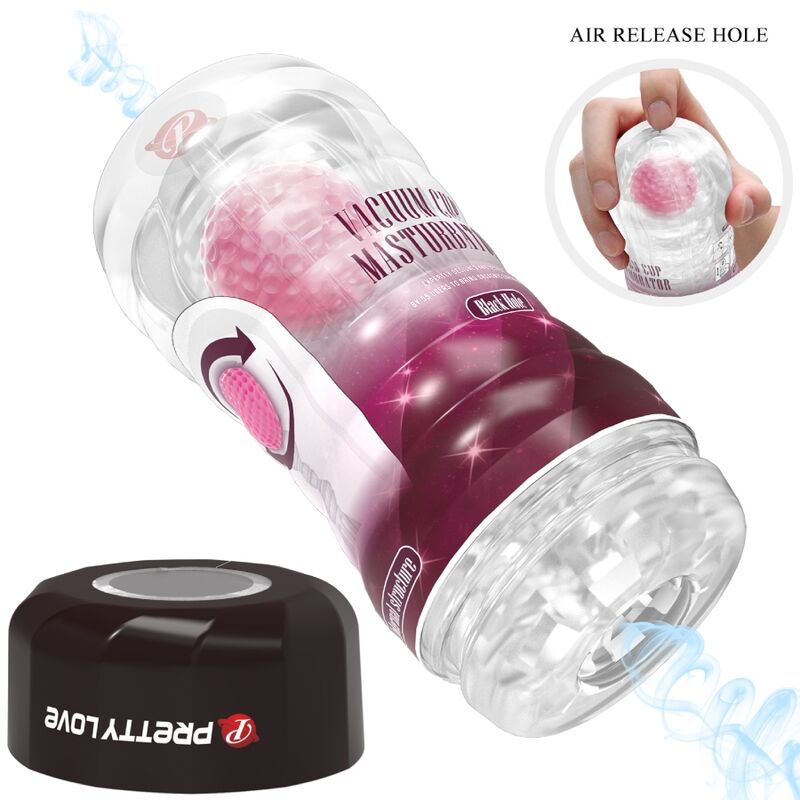 Masturbatore rosa Pretty Love - Design innovativo per il piacere sensoriale