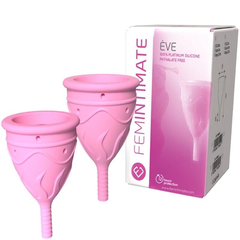 FEMINTIMATE EVE Copa Menstrual Talla S – Silicona Hipoalergénica Para Comodidad Diaria