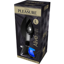Comprar ALIVE Mini Plug Anal Metálico Azul Talla L – Diseño Elegante Con Material Inoxidable Para Placer Versátil-Noxtic