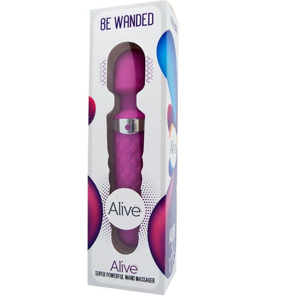 ALIVE Be Wanded Violeta – Masajeador Vibrador Con Diseño Ergonómico Para Placer Sensitivo