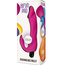 Comprar Alive Bifun Pro Dildo Vibrador Rosa 14.9 Cm – Vibrador Recargable Con Diseño Curvado Para Estimulación Placentera-Noxtic