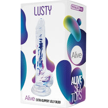 ALIVE Lusty Pene Realista Transparente – Material Hipoalergénico Para Máxima Comodidad