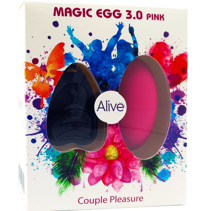 ALIVE Magic Egg 3.0 Rosa – Huevo Vibrador Con Control Remoto Para Estimulación Personalizada