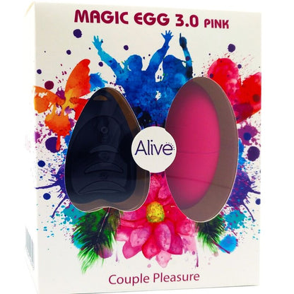 ALIVE Magic Egg 3.0 Rosa – Huevo Vibrador Con Control Remoto Para Estimulación Personalizada
