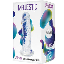 ALIVE Majestic Pene Realista Transparente 14.7 CM – Diseño Realista Para Una Experiencia Sensorial Única