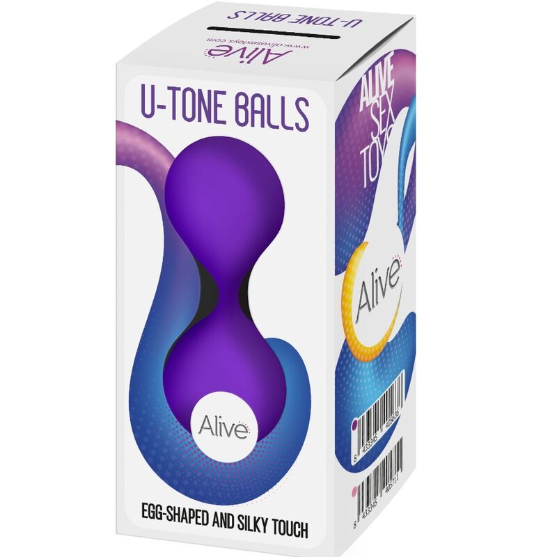 ALIVE U Tone Purple Balls – Palline cinesi per rafforzare i muscoli pelvici