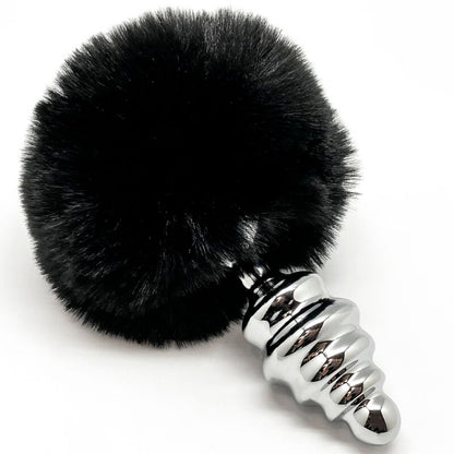 Comprar ALIVE Anal Pleasure Plug Espiral Metal Pompon Negro Talla M – Diseño Elegante Para Placer Sensorial Seguro-Noxtic