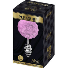 Comprar ALIVE Anal Pleasure Plug Espiral Violeta – Diseño Atractivo Con Pompon Para Placer Sensorial-Noxtic