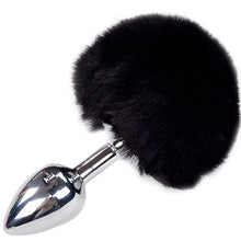 Comprar ALIVE Anal Pleasure Plug Liso Metal Pompon Negro Talla M – Diseño Elegante Para Placer Sensorial Compartido-Noxtic