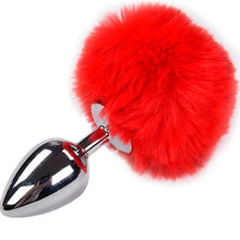 Comprar ALIVE Anal Pleasure Plug Liso Metal Con Pompon Rojo Talla L – Diseño Elegante Para Experiencia Sensorial Única-Noxtic