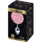 ALIVE Anal Pleasure Plug Liso Metal Pompon Rosa Talla M – Juguete Erótico Con Diseño Elegante Para Placer Sensual