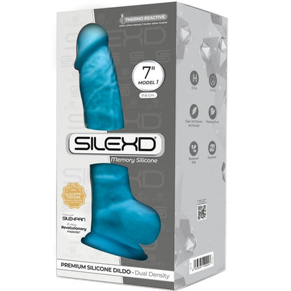 SILEXD Modello 1 Blu – Silicone Premium per un'esplorazione affidabile del piacere