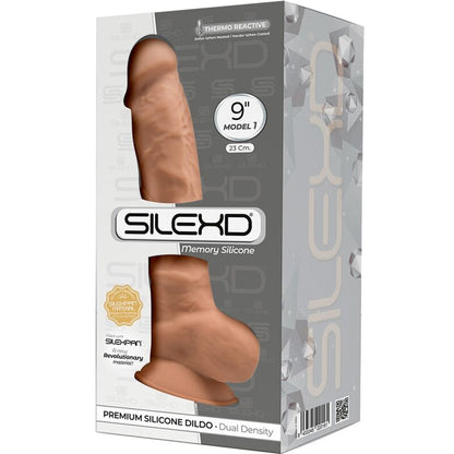 Comprar SILEXD Modelo 1 Silicona Premium Caramelo 23 cm – Diseño Realista Para Placer Confortable-Noxtic