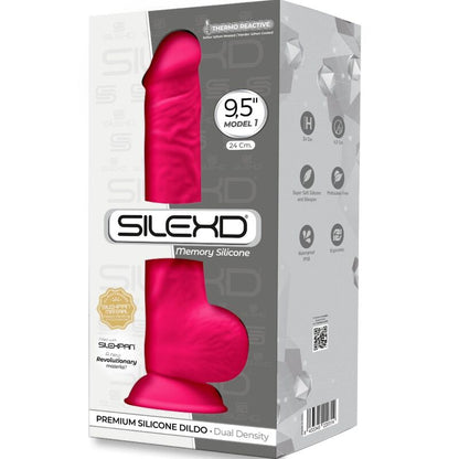 Comprar SILEXD Modelo 1 Fucsia – Silicona Premium Con Acabado Realista Para Placer Intenso-Noxtic