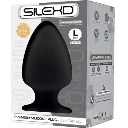 SILEXD Modello 1 Premium Plug Anale in Silicone – Tecnologia Termoreattiva per un Piacere Personalizzato