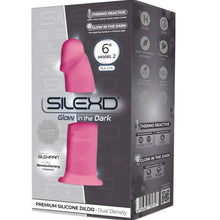 SILEXD Modello 2 Premium Silicone Rosa Fluorescente – Giocattolo Erotico con Design Realistico per un Piacere Ottimale