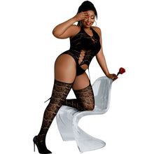Comprar MOONLIGHT Modelo 2 Bodystocking Negro Talla Única – Diseño Elegante Para Sensación Confortable-Noxtic