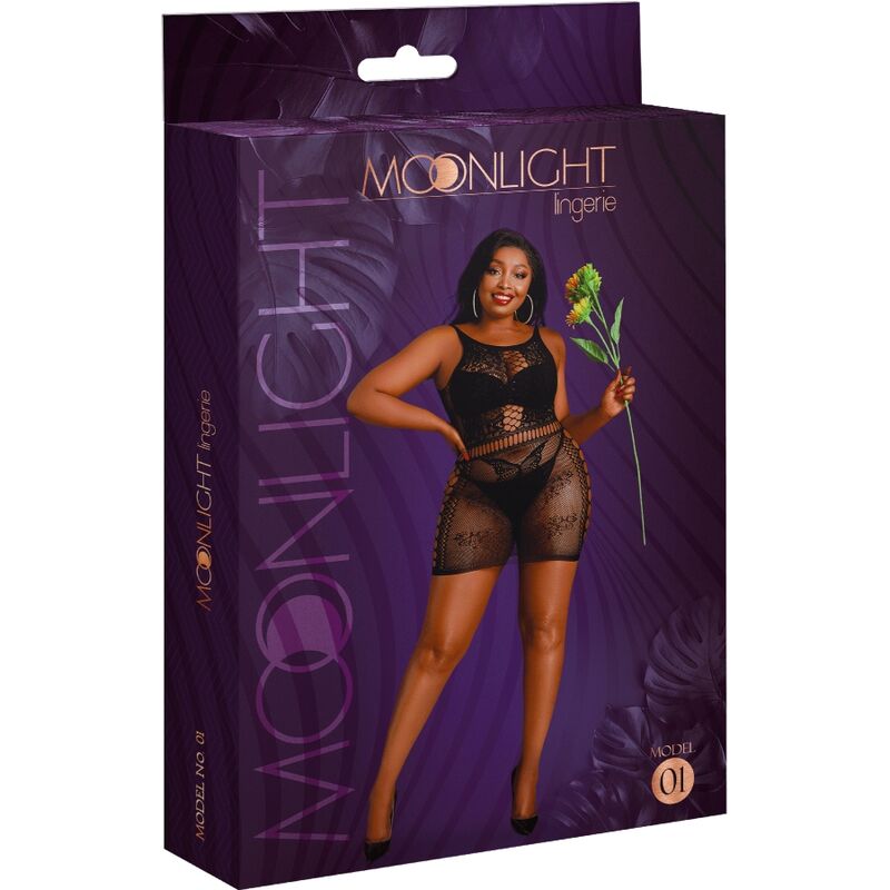 MOONLIGHT Modelo 1 Vestido Negro Talla Única – Diseño Elegante Para Resaltar Tu Figura