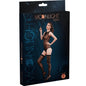 Comprar Moonlight Modelo 15 Body Y Medias Negro Talla Única – Elegancia Con Motivo Floral Para Comodidad Sensual-Noxtic
