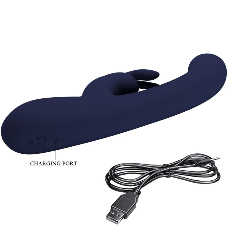 Comprar Pretty Love Lamar Vibrador Rabbit Azul – Diseño Elegante Con Función De Estimulación Dual-Noxtic